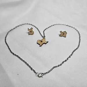 Texas state jewelry set
