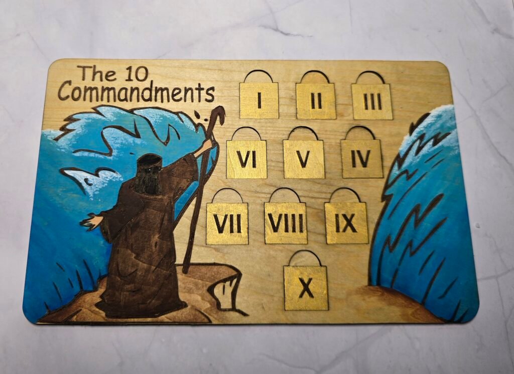 Ten Commandments Puzzle