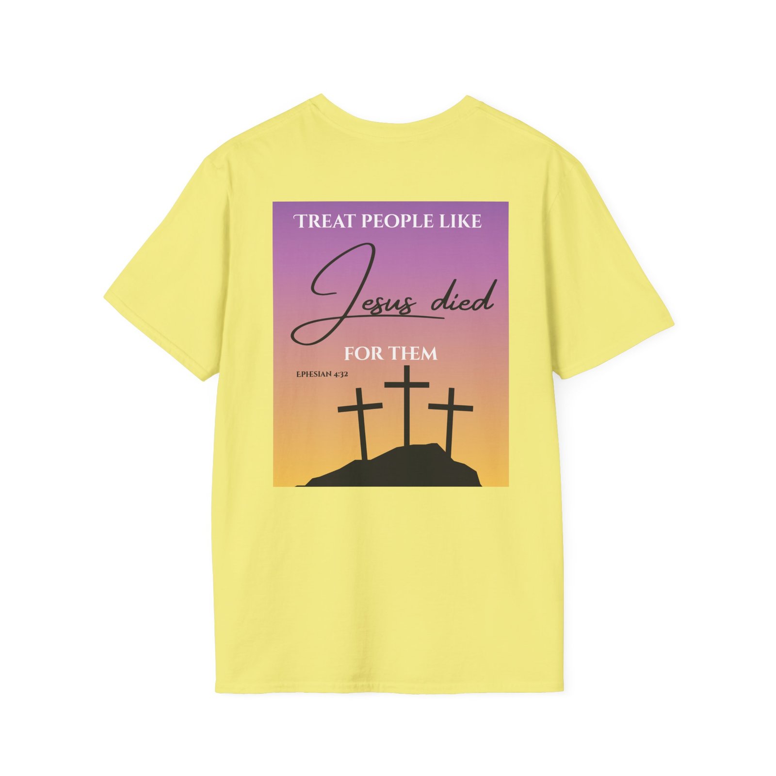 Jesus Died For Them T-Shirt | Christian Cross Sunset Design - Image 22