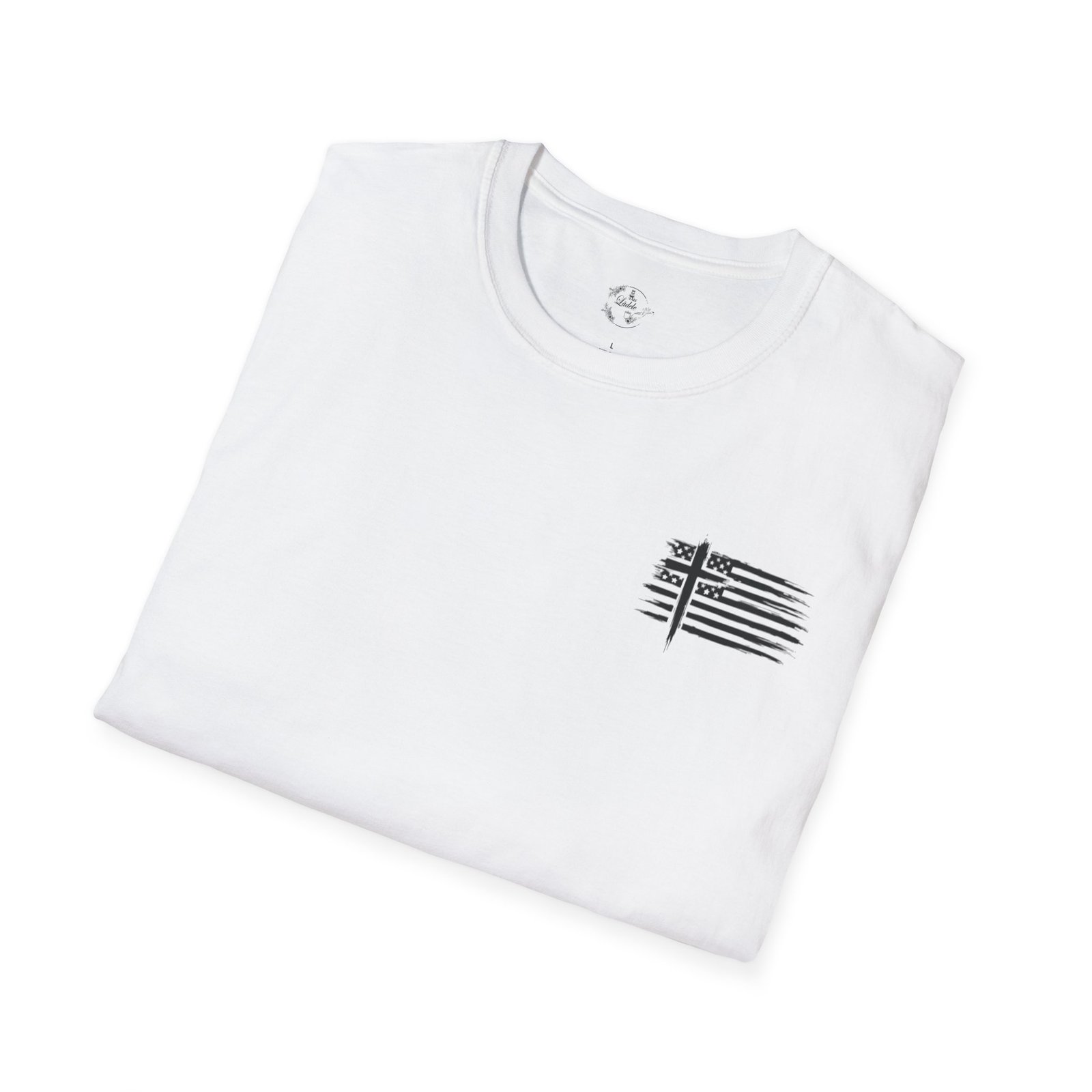 Jesus Died For Them T-Shirt | Christian Cross Sunset Design - Image 4