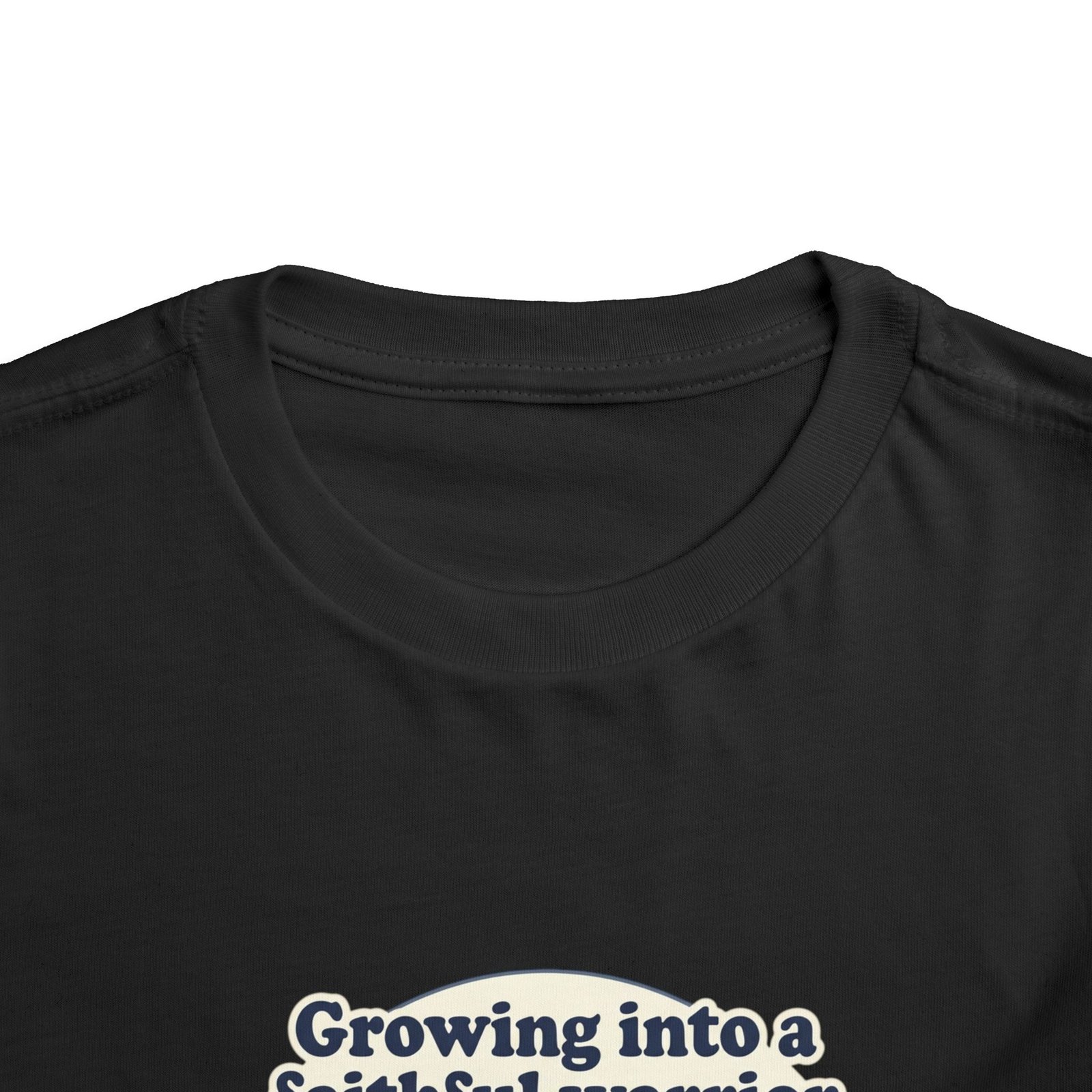 Growing into a Faithful Warrior toddler tee | Knight Illustration, Christian Theme - Image 8